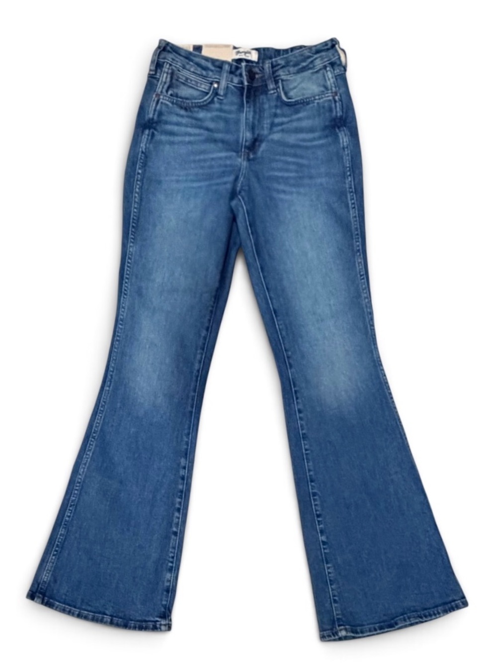 Wrangler Retro Bailey High Rise Flare Jeans 26x32 Blue Denim Western Cowgirl NWT